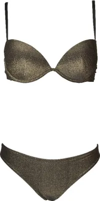 Produktbild von EMPORIO ARMANI Damen-Bikini-BH mit gepolsterten Bügeln und Slips für Strand oder Pool Artikel 262456 2R302 BKN PUSH UP & BRIEF, S2 US/UK S - IT 2 - CN 160/84 - BR P - MX CH, Poliammide 70%,Elasthan 15%,ALTRE FIBRE 15%