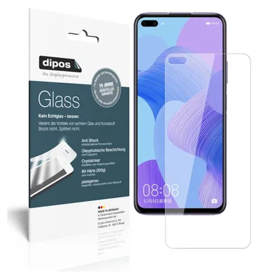 Produktbild von 1x Schutzfolie für Honor V30 Pro - Anti-Shock 9H Folie dipos Glass Kunststoffglas