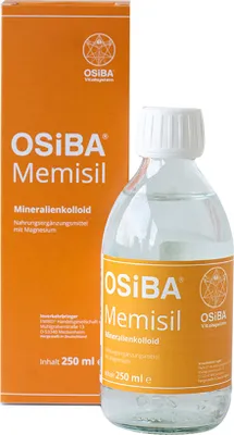 Produktbild von OSiBA Memisil 250 ml bei Spurenelementmangel und als Hilfe zur Entsäuerung, aktiviert Enzyme im Körper