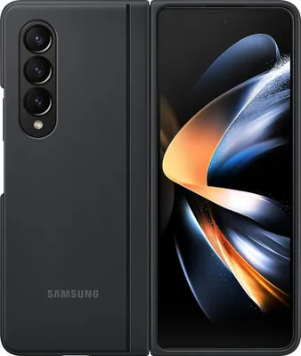 Image de Coque pour Samsung Galaxy Z Fold 4 Ultra Fine Fonction Stand Noire Samsung
