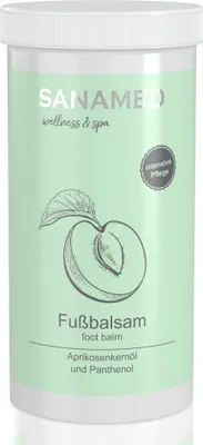 Produktbild von Sanamed - Fußbalsam Aprikosenkernöl und Panthenol 450ml