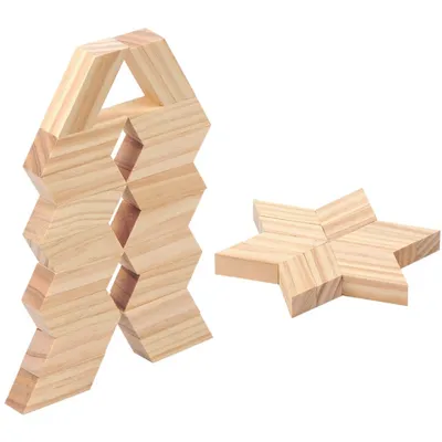Produktbild von Faltturm aus Holz 84 Stück