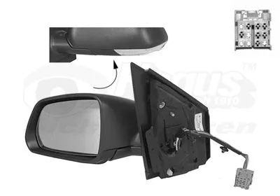 Produktbild von Van Wezel Außenspiegel links beheizbar elektrisch für VW Polo 9N an 5/2005