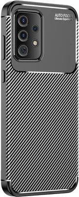 Produktbild von Handy Hülle für Samsung Galaxy A52 Carbon Look Cover Case Schutzhülle Farbe: Schwarz