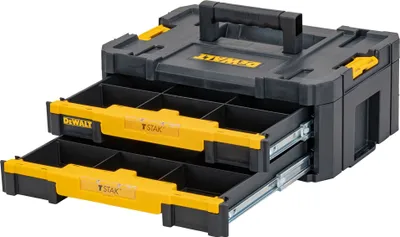 Produktbild von DeWALT DWST1-70706, Kasten für Kleinteile, Kunststoff, Schwarz, Gelb, 440 mm, 314 mm, 176 mm