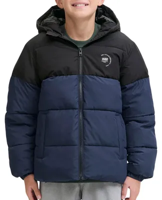 Produktbild von Jack & Jones Maze Logo Hood Puffer Jacke Kinder