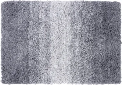 Produktbild von Badteppich Wave Rutschsicher & schnelltrocknend Grau/Weiß 50x80 cm