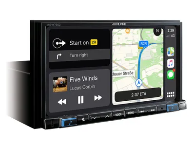Zdjęcie produktu dla Radio samochodowe Alpine INE-W720D | 1-DIN z nawigacją DAB+, 7-calowym wyświetlaczem, obsługą Apple CarPlay i Android Auto