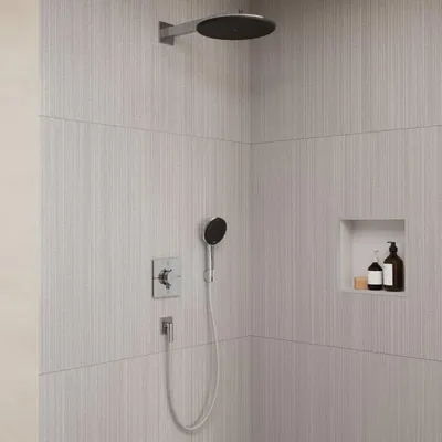 Zdjęcie produktu dla System prysznicowy hansgrohe Raindance Alive S 300, 1 strumień, okrągła głowica prysznicowa
