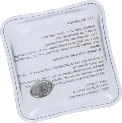 Immagine prodotto di Cuscinetto termico in gel "Square" trasparente