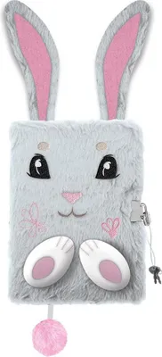 Immagine prodotto di Diario coniglietto peluche premium, DIN A 5