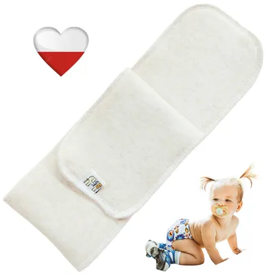 Immagine prodotto di Assorbenti in cotone, dimensioni 11x60 cm, per pannolini NappiMe
