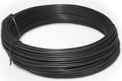 Produktbild von Bindedraht Spanndraht Grün Verzinkt oder Anthrazit Stärke: 3,1 mm Länge: 55 m Anthrazit