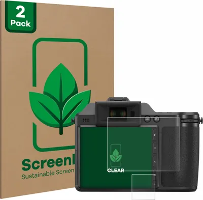 Produktbild von 2x ScreenLeaf Schutzfolie für Fujifilm X-H2 nachhaltiger Displayschutz Display Schutz Folie Klar Transparent