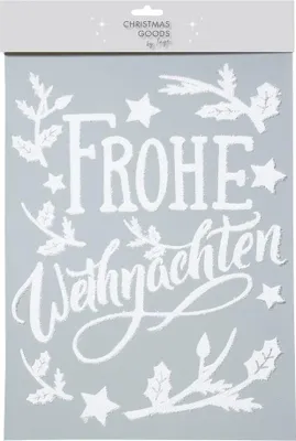 Produktbild von Fensterbild Frohe Weihnachten 40cm