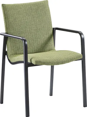 Produktbild von Dining-Sessel Positano anthrazit/hellgrau