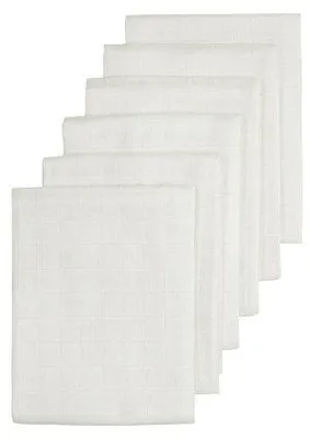 Produktbild von Meyco Hydrophile Windel 6 Stück - 60 x 60 cm - Weiß
