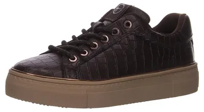 Image de Chaussures basses de sport Tamaris à semelle moulée mode en marron, taille 40
