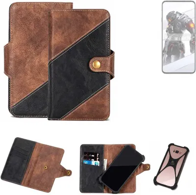 Produktbild von K-S-Trade Handyhülle Schutzhülle Bookstyle Case kompatibel mit Oukitel WP35 Klapphülle Cover Hülle Schutztasche 1x