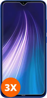 Produktbild von Mobigear 9.98 Xiaomi Redmi Note 8 Panzerglas Gehärtetes Glas Displayschutz - Hüllenfreundlich (3er Pack)