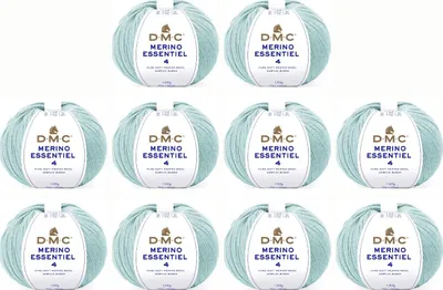 Obrázek produktu pro 10x DMC Merino Essentiel-4 – vysoce kvalitní příze typu Aran ze 50 % merino vlny a 50 %.Polyakrylu, 8149, (barva 882)