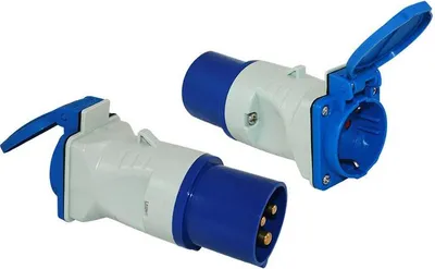 Produktbild von Adapter CEE Stecker Schuko Kupplung Wohnwagen Camping Wohnmobil