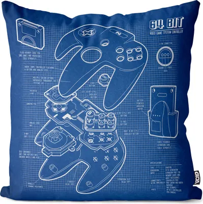 Produktbild von VOID N64 Controller Kissenbezug Kissenhülle Outdoor Indoor 64-Bit Videospiel