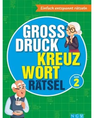 Immagine prodotto di Großdruck Kreuzworträtsel Band 2 - Rätselbuch für Senioren & Rentner mit großer Schrift
