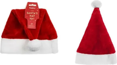 Zdjęcie produktu dla PARTYDECO Czapka Świętego Mikołaja Premium mix 92174