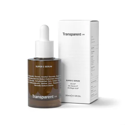 Zdjęcie produktu dla Transparent Lab - Super C Serum, 30 ml - Serum z Witaminą C 5% i Kwasem Hialuronowym