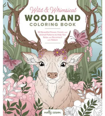 Immagine prodotto di Wild and Whimsical Woodland Coloring Book