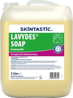 Produktbild von Eilfix Lavydes hygienische Cremeseife mit antibakteriellen Zusätzen DIN EN 1499, Inhalt:5 l