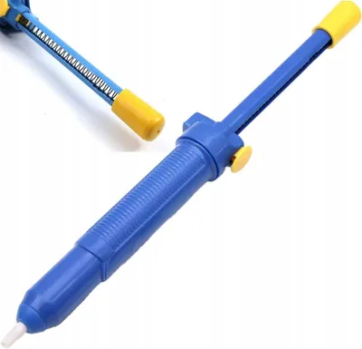 Immagine prodotto di Pompa dissaldante XXL da 33 cm con punta in grafite di teflon | Antistatica e resistente alle alte temperature | Potenza di aspirazione di precisione per lavori di elettronica