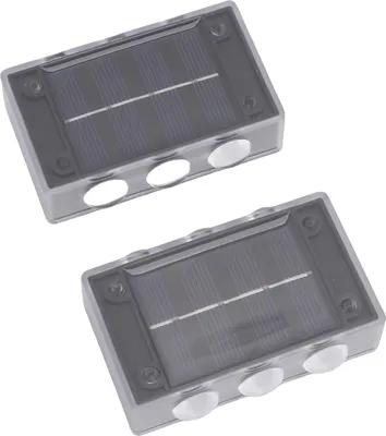 Zdjęcie produktu dla 2szt Solar Wall Lights Outdoor Wall Washer Lights IP44 Water Proof for Outside Backyard Garden Patio Ciepłe oświetlenie