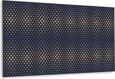 Produktbild von Selbstklebende Vinyl Spritzschutz - PVC Deko Aufkleber Selbstklebende, Goldene Punkte - 100 cm x 50 cm