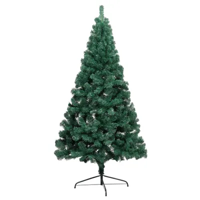 Immagine prodotto di Albero di Natale Preilluminato con Supporto Verde 120 cm PVC