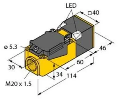 Image de Capteur Turck NI40U-CP40-VP4X2 1540600