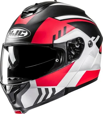 Produktbild von HJC C91N Kaon - Wit / Rood | S (55 - 56 cm)