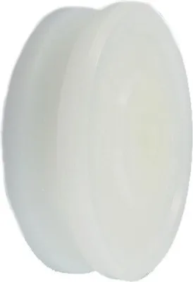 Immagine prodotto di Carrucola a fune in poliammide d= 90 mm per fune 10 mm; carrucole a profilo in plastica con cuscinetto liscio (C90/10)