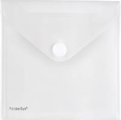 Produktbild von FOLDERSYS Sichttasche für CD und Booklet, mit Klettverschluss