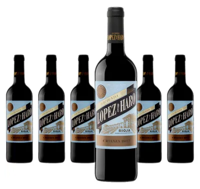 Produktbild von 6 x Hacienda López De Haro Crianza