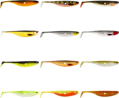 Produktbild von Westin ShadTeez Hollow 8cm 4g - 3 Gummifische, Farbe:Black/Chartreuse