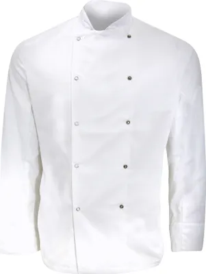 Immagine prodotto di Giacca da cuoco Dennys da uomo, manica lunga BC222 (M) (Bianco)