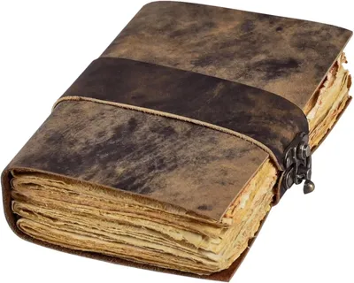 Produktbild von Vintage Leder Journal zum Schreiben - Handgemacht mit Verschlussmechanismus