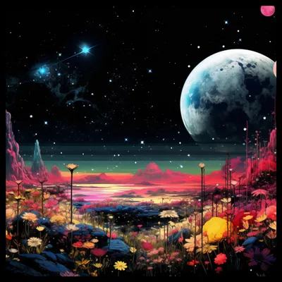 Produktbild von Plakat 70x70cm Andere Welt