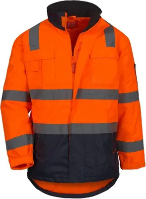 Produktbild von NITRAS Warnschutz Parka  Warnschutzjacke Gr. 4XL orange