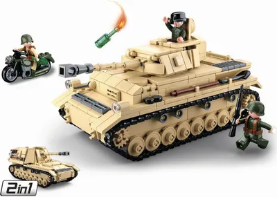 Produktbild von Sluban World War 2 großer deutscher Panzer M38-B0693