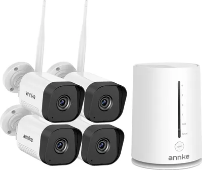 Obrázek produktu pro Bezdrátový kamerový systém, technologie nočního vidění, alarm s detektorem pohybu, 4 kamery