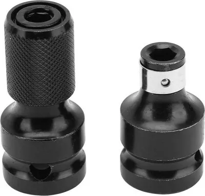 Produktbild von 1/2"-auf-1/4"-Schlagschrauberadapter mit Bithalter für Steckschlüssel, Schlagschrauber und Ratschenadapter-Bit-Set
