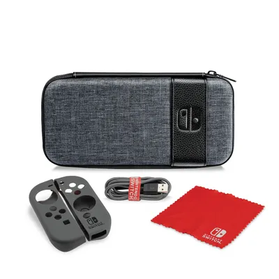 Immagine prodotto di Borsa per console PDP Deluxe Starter Kit Elite per Nintendo Switch, grigio